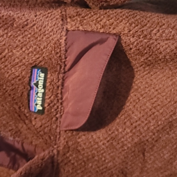 Patagonia Pullover Burgandy Polar Flece XS - Picture 4 of 11